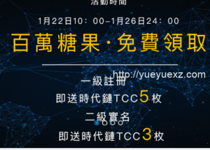  香港哈希 注册送8枚TCC交易价50 可交易 虚拟人生